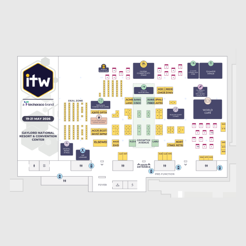 ITW 2026 interactive trade show floor plan
